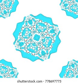 beautiful colourful seamless pattern