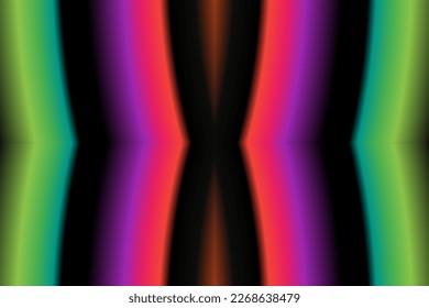 Beautiful colourful vintage rainbow gradient design background template elements