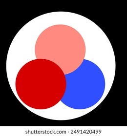 a beautiful combination of 3 colors.