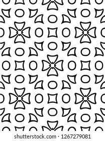 Beautiful combination of geometric shapes vector pattern decorative design for many creative ideas
