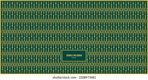 beautiful combination of triangle and arrow pattern