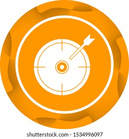 Beautiful Compass Vector Glyph icon