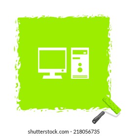 Beautiful Computer web icon