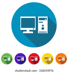 Beautiful Computer web icon