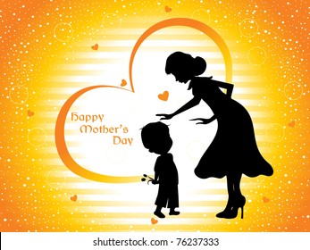 beautiful concept wallpaper for happy mother's day celebration