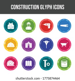 Beautiful Construction vector icon set