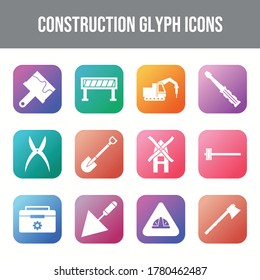 Beautiful Construction vector icon set