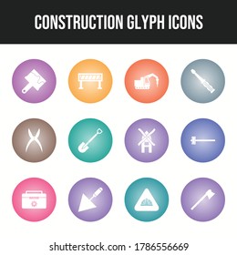 Beautiful Construction vector icon set