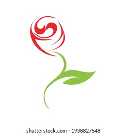 Beautiful Contour Logo with Rose Flower for Boutique or Beauty Salon or Flowers Company
Rose Vector Logo Illustration. The logo simple, minimal easy to configure.