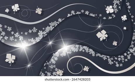 Beautiful contrasting art background with maple leaves. An excellent illustration for advertising, posters, postcards, business cards, corporate attributes and your other projects. Vector.