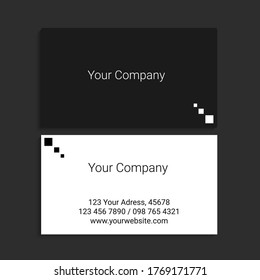 
beautiful contrasting stylish elegant color business card for your small and medium business. Cafe, beauty salons, manicure, hairdresser, food delivery, groomer, fitness trainer, yoga, restaurant, gu