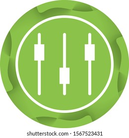 Beautiful Control Glyph Vector Icon