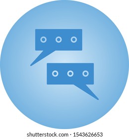 Beautiful Conversations Vector Glyph icon