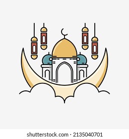 beautiful and cool Islamic themed design