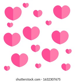 Beautiful and cool love vector icon
