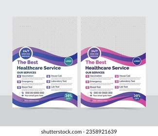 A beautiful Corporate medical flyer design template.Which will improve your medical business.