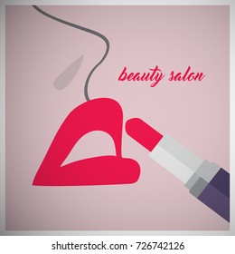 Beautiful Cosmetic Icons for Ladies. Cosmetics. Beauty Ornaments