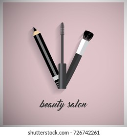 Beautiful Cosmetic Icons for Ladies. Cosmetics. Beauty Ornaments