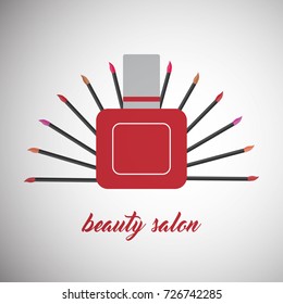 Beautiful Cosmetic Icons for Ladies. Cosmetics. Beauty Ornaments