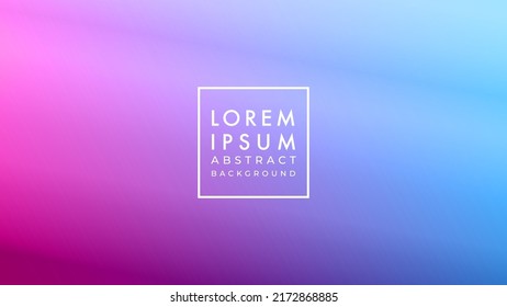Beautiful cosmic fog illustration in pink purple blue soft cyberpunk color gradient. Abstract background design template.