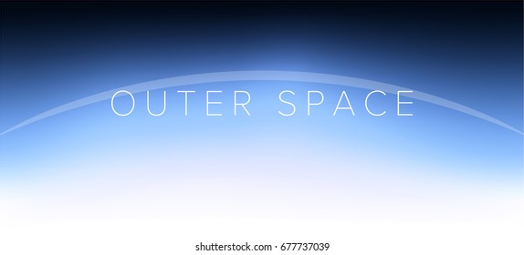 Beautiful cosmic vector background with halo in sky atmosphere.
