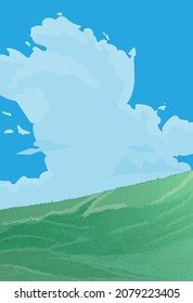 Hermoso fondo vectorial del lado del campo