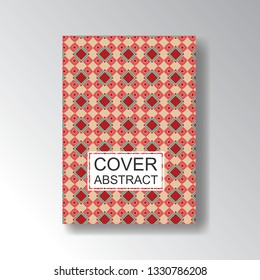 Beautiful Cover Geometric Pattern for business design. Simple shapes composition