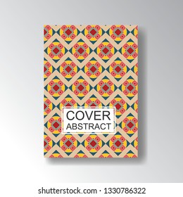 Beautiful Cover Geometric Pattern for business design. Simple shapes composition