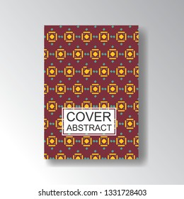 Beautiful Cover Geometric Pattern for business design. Simple shapes composition