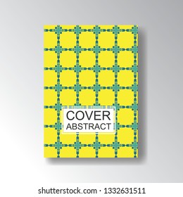 Beautiful Cover Geometric Pattern for business design. Simple shapes composition