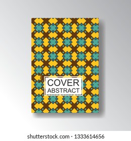 Beautiful Cover Geometric Pattern for business design. Simple shapes composition