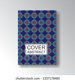Beautiful Cover Geometric Pattern for business design. Simple shapes composition