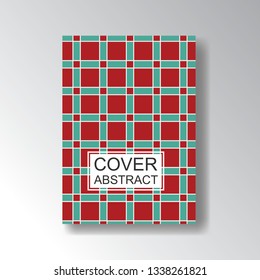 Beautiful Cover Geometric Pattern for business design. Simple shapes composition