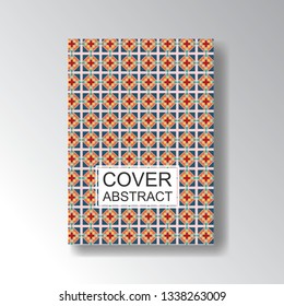 Beautiful Cover Geometric Pattern for business design. Simple shapes composition