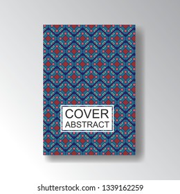 Beautiful Cover Geometric Pattern for business design. Simple shapes composition