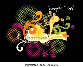 beautiful creative artwork background with place for text
