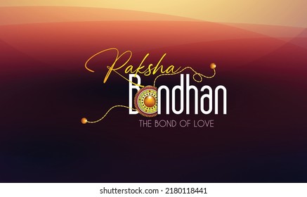 Beautiful and creative background design for Rakshabandhan ,an Indian festival with Rakhi and mandala designs