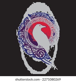 Beautiful and creative  bird design art by illustration. Design made for fabrics printing, logo design, garments printing  and other.