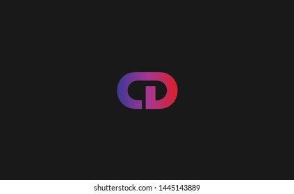 A beautiful and creative CD letter design logo template