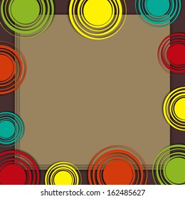 beautiful creative frame style abstract background with space for your text.Eps10