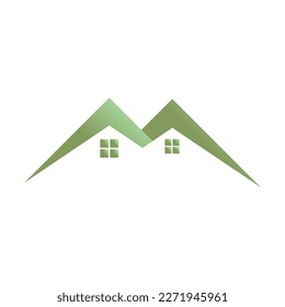 beautiful and beautiful creative home logo on a clean white background