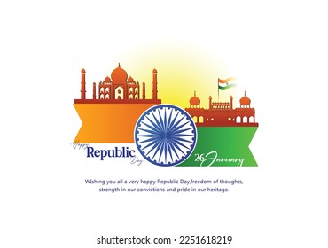 Beautiful and Creative images for Happy Republic Day, INDIA