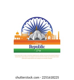 Beautiful and Creative images for Happy Republic Day, INDIA
