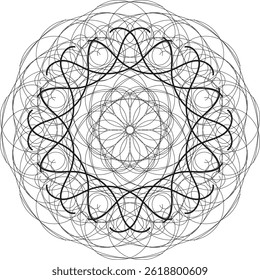 Beautiful creative mandala background Design 