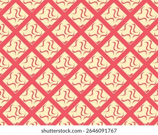 HERMOSA Y CREATIVA LÍNEA CUADRADA MULTICOLOR TIPO FORMA DE PATRÓN SIN COSTURAS ARTE VECTORIAL GRÁFICO ILUSTRADOR CUBIERTA, PAPEL DE ENVOLVER, ALFOMBRA, AZULEJOS, PAÑOS DE IMPRESIÓN, FONDO, FONDO DE PANTALLA NUEVO DISEÑO