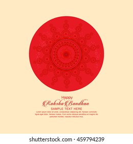 Beautiful creative rakhi  background for raksha Bandhan celebration , Raksha bandhan celebration vector .