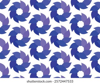 BEAUTIFUL AND CREATIVE ROUND SHAPES SPIRAL SPIN FLOWER SHAPES BACKGROUND, COVER, PAPER ENDLESS PATTERN NEW DESIGN VECTOR