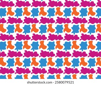 BEAUTIFUL AND CREATIVE SHAPES SEAMLESS PATTERN NEW DESIGN