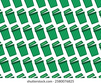 BEAUTIFUL AND CREATIVE SHAPES TRASH CAN, DUSTBIN, GARBAGE BIN ENDLESS PATTERN BACKGROUND, COVER, PAPER GRAPHICS ILLUSTRATOR NEW DESIGN