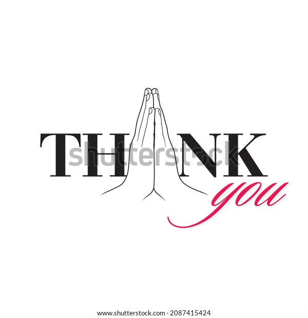 Beautiful Creative Template Design Thank You Stock Vector (Royalty Free ...